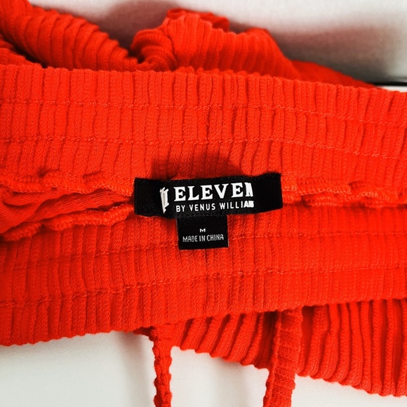 NEW Eleven by Venus Williams Candy Red In Bloom Lounge Shorts Size Medium - Picture 5 of 8